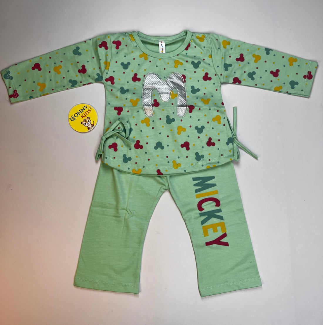 "Mickey Celebration" 2-Piece Vibrant Yellow Set