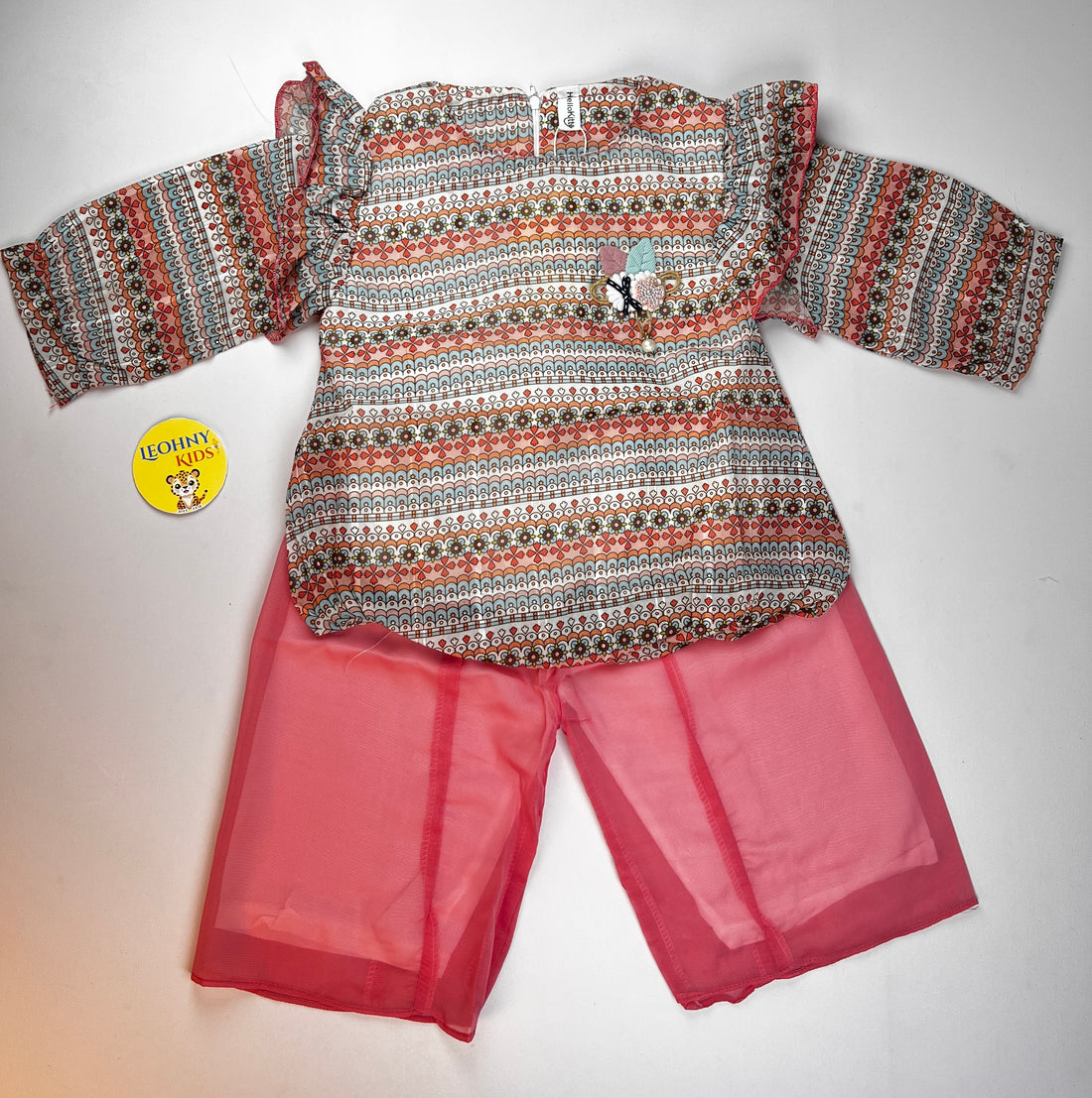 Dapper Gentleman" Faux-Vest Set – Collared Shirt & Trousers