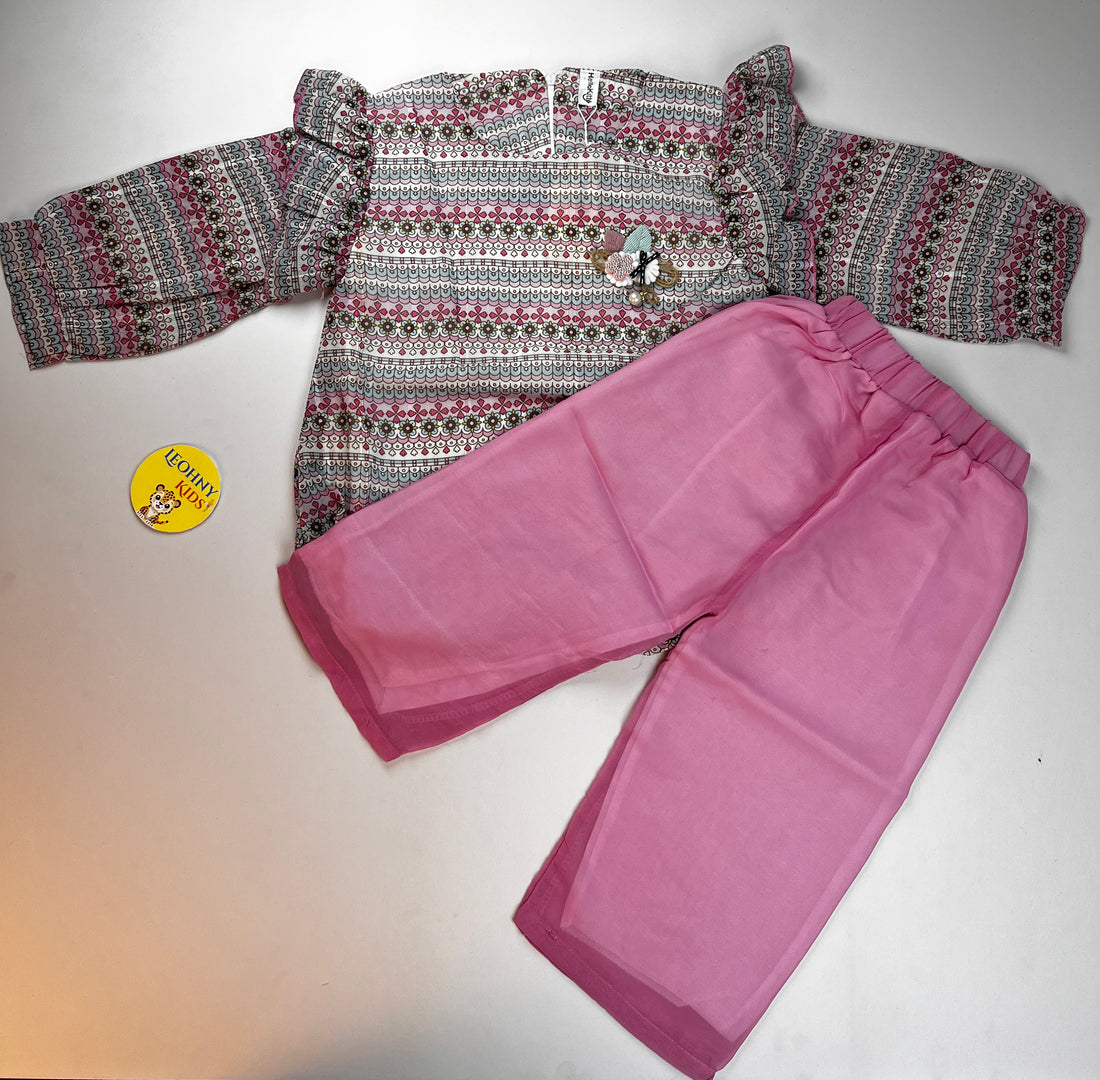 Dapper Gentleman" Faux-Vest Set – Collared Shirt & Trousers