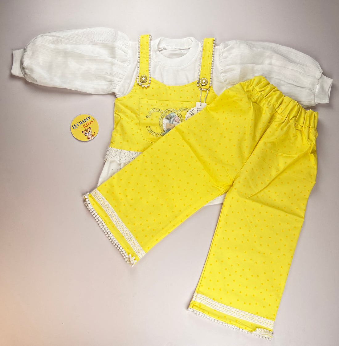 "Junior Kemp" 2-Piece Dungaree Set