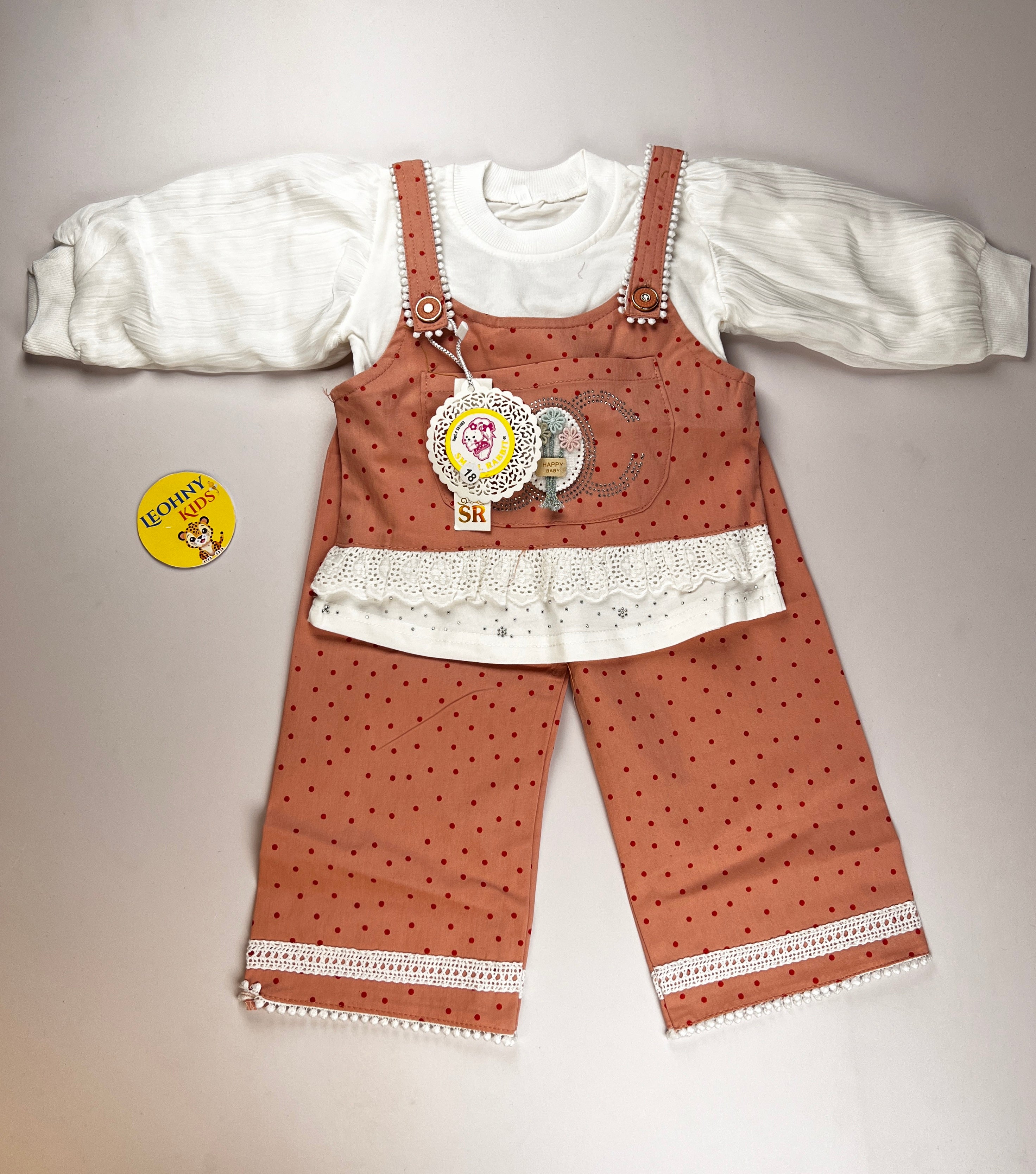 "Junior Kemp" 2-Piece Dungaree Set