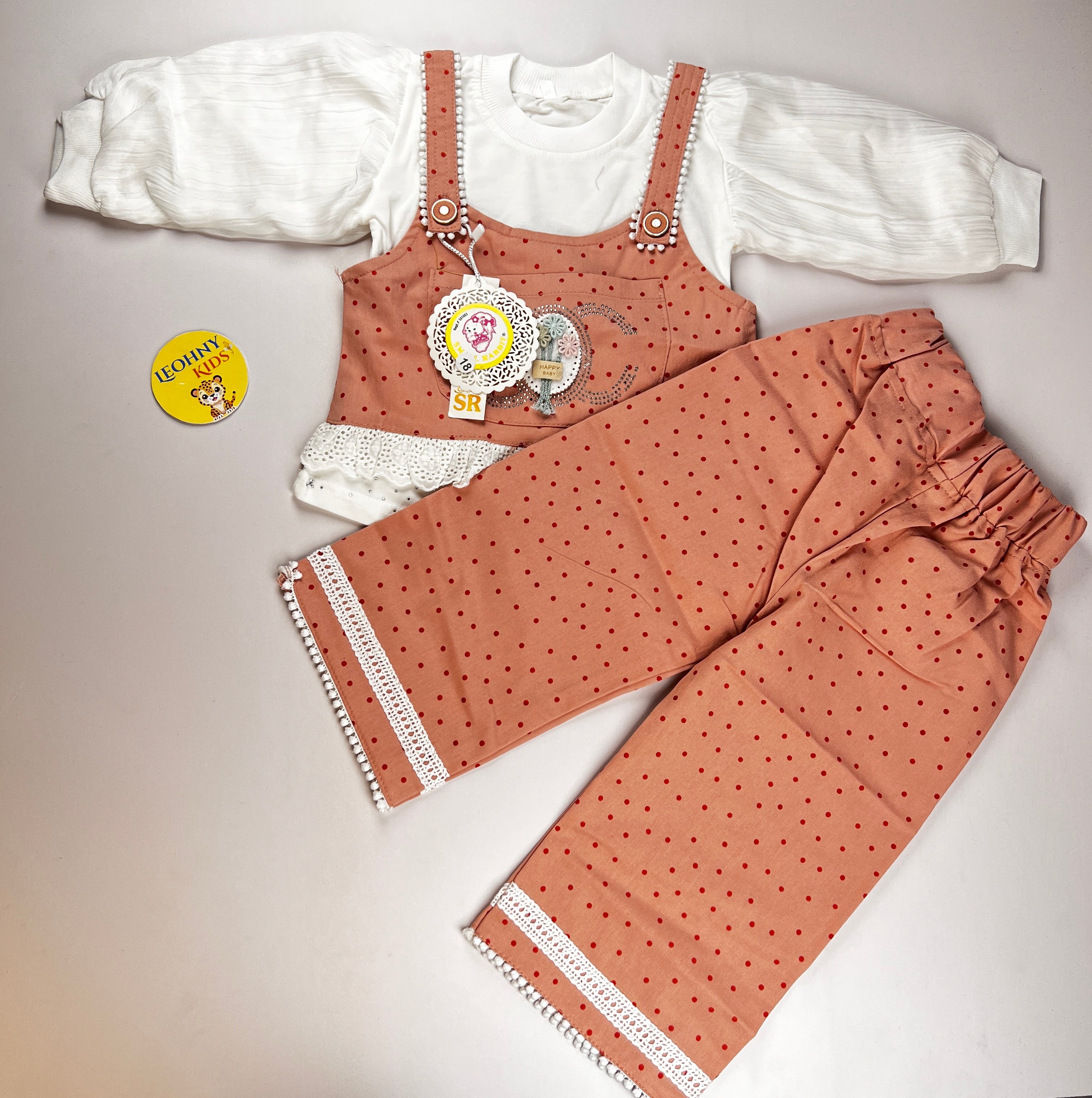 "Junior Kemp" 2-Piece Dungaree Set