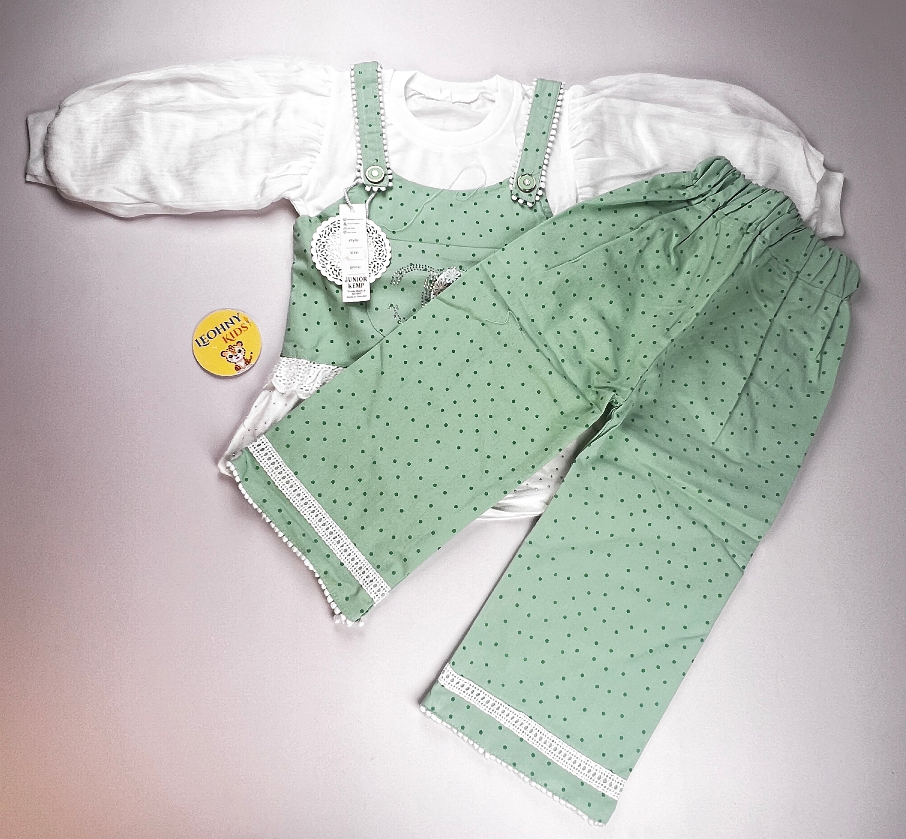"Junior Kemp" 2-Piece Dungaree Set