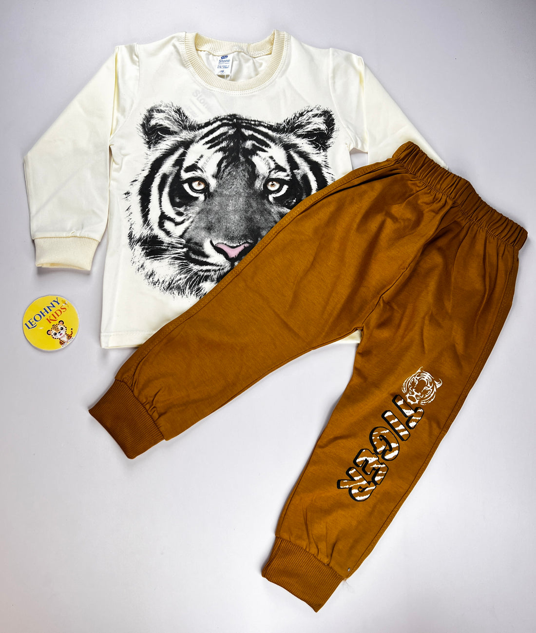 "Majestic Tiger" 2-Piece Graphic Jogger Set