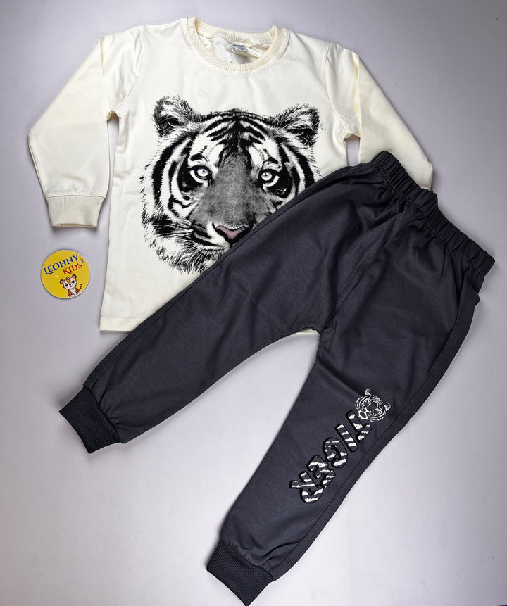 "Majestic Tiger" 2-Piece Graphic Jogger Set