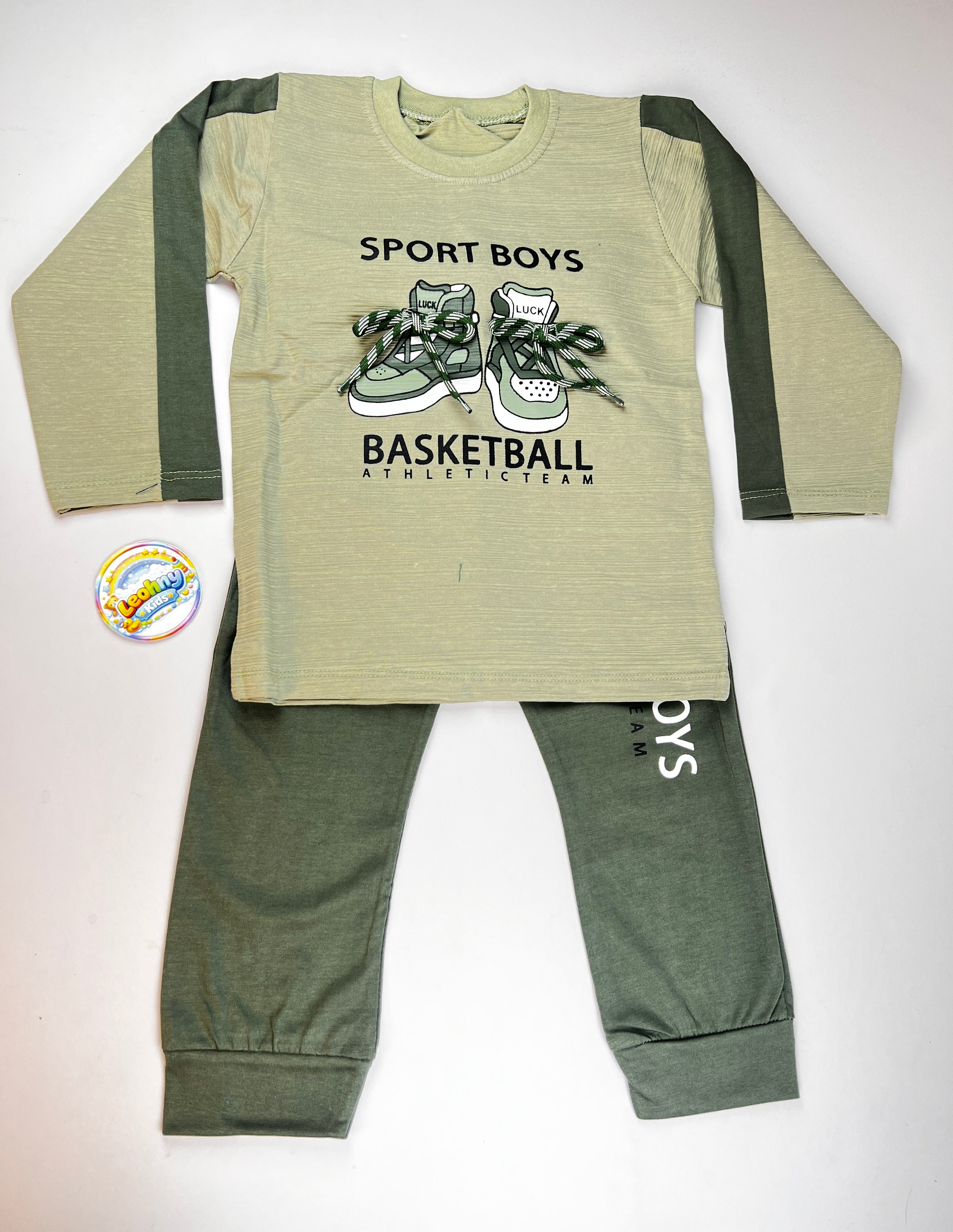 "Basketball Athletic Team" 2-Piece Jogger Set