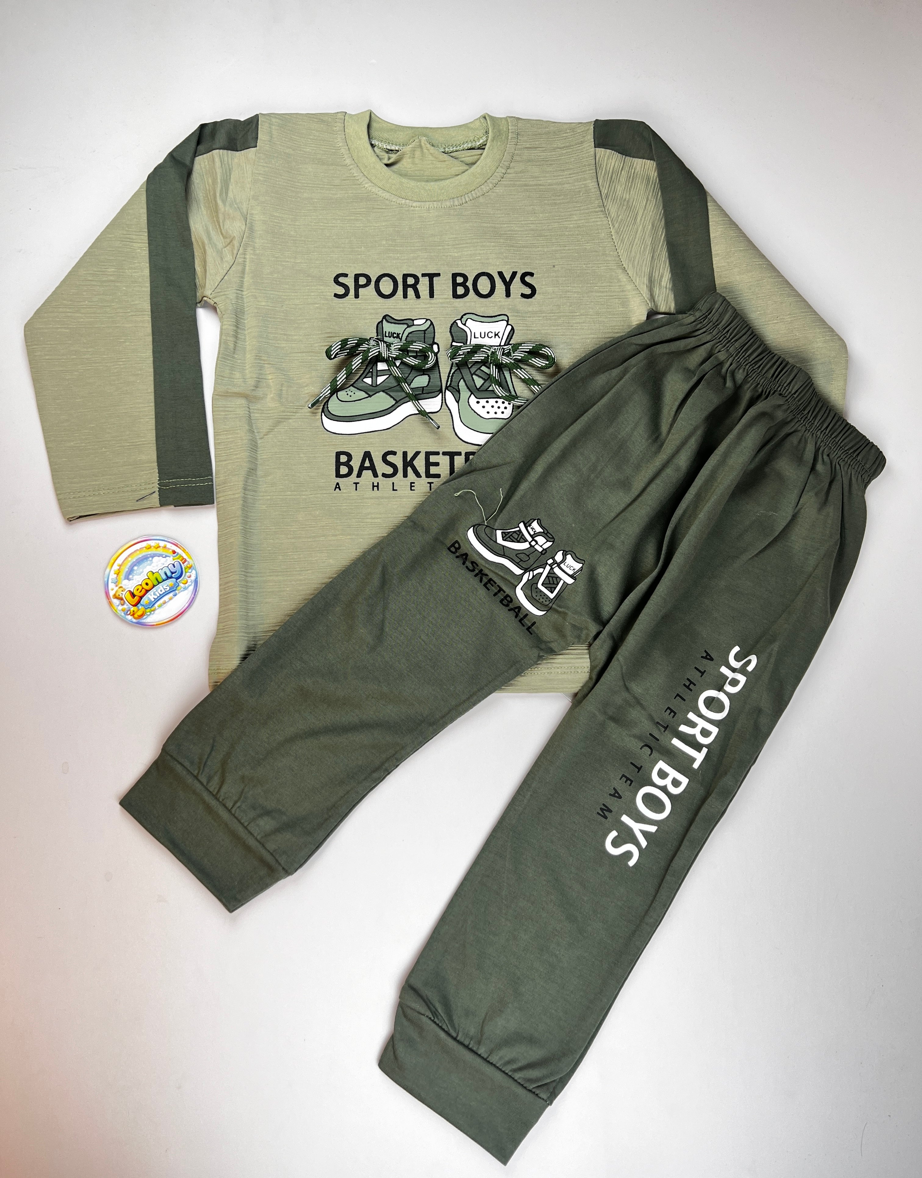 "Basketball Athletic Team" 2-Piece Jogger Set