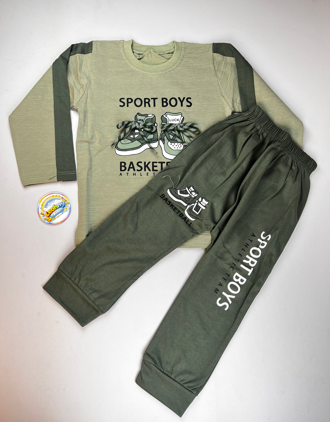 "Basketball Athletic Team" 2-Piece Jogger Set