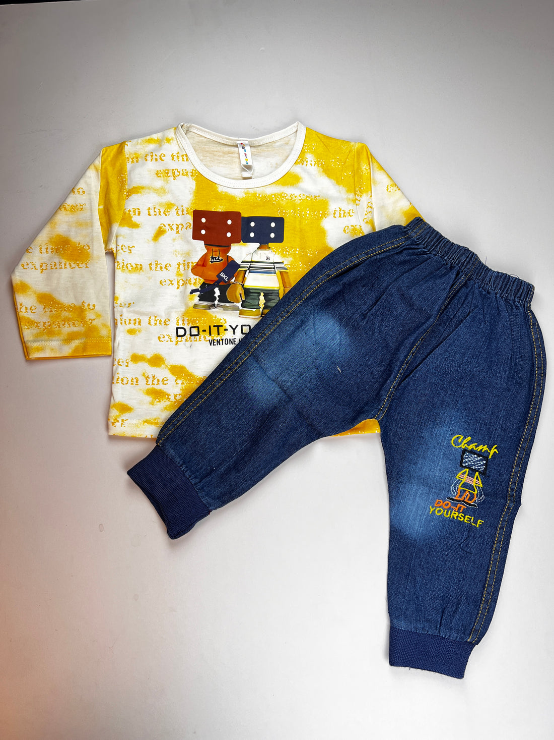 Boys 2 Pcs "Do-It-Yourself" Expancer Suit (Full Sleeves)